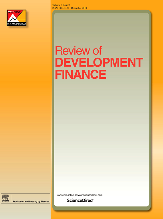 Go to journal home page - Review of Development Finance